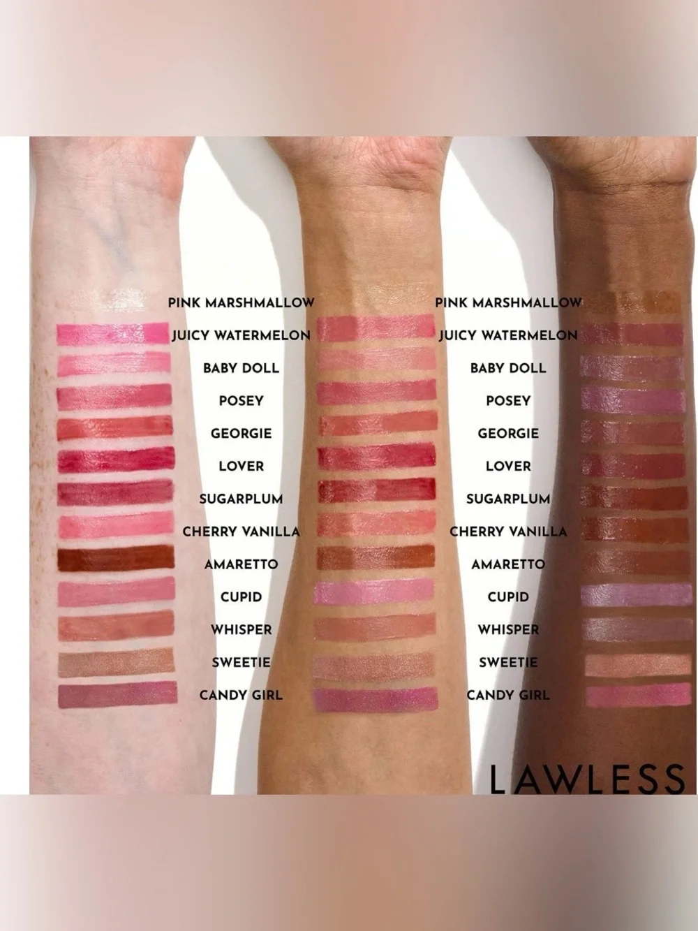 LAWLESS Forget the Filler Lip Plumping, Line- Smoothing Tinted Balm - Babydoll